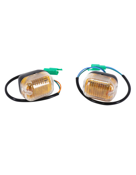 Clignotants scooter MBK 50 Booster avant / Stunt avant / arrière / Yamaha 50 Slider avant / arrière Transparent