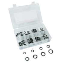 Coffret de 110 rondelles d'étanchéité diam 10 à 24mm