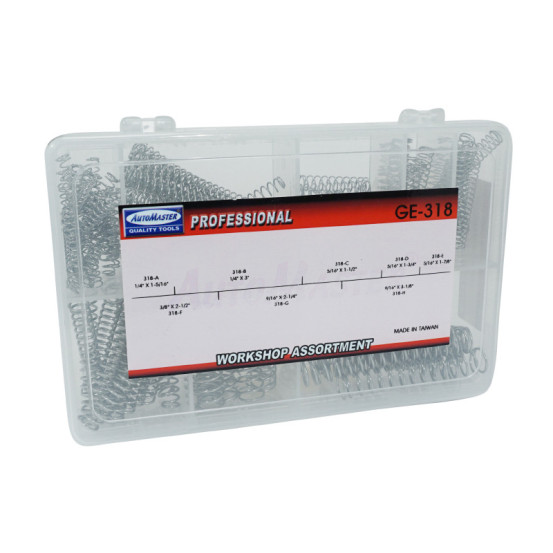 Coffret de 120 ressorts par compression 8 tailles (assortiment)