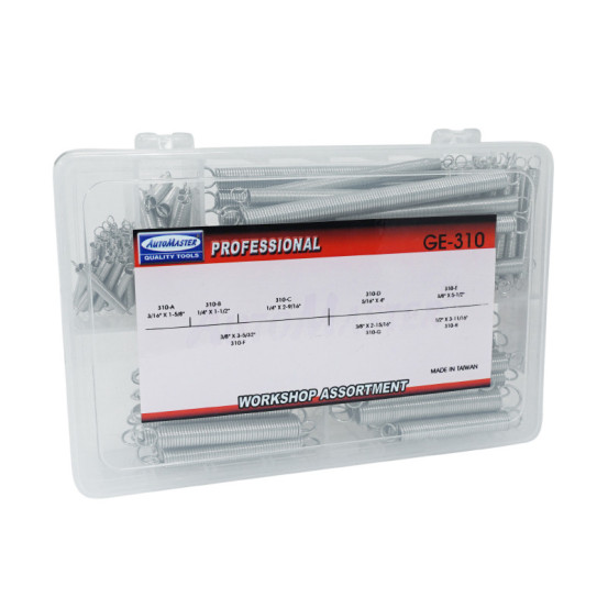 Coffret de 120 ressorts par expansion 8 tailles (assortiment)