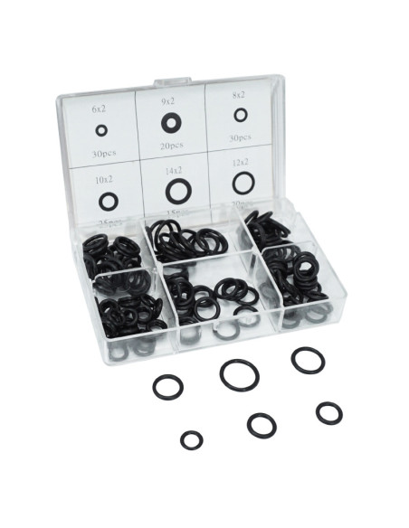 Coffret de 140 joints toriques metriques de 6 à 14mm