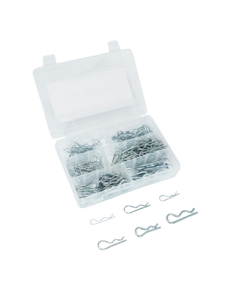 Coffret de 150 goupilles clips moto (6 tailles)