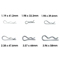Coffret de 150 goupilles clips moto (6 tailles) 2