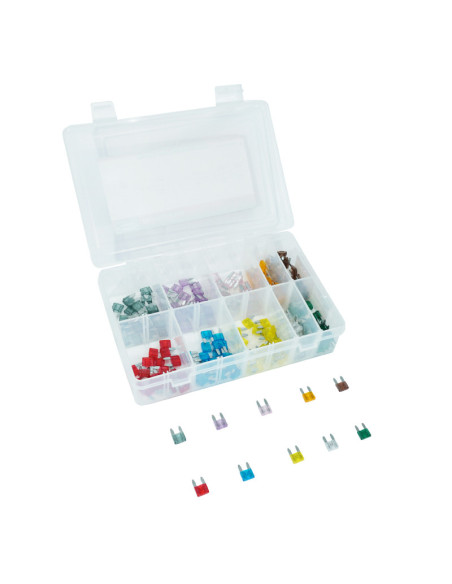 Coffret de 200 fusibles plat enfichable miniature 2 à 30A