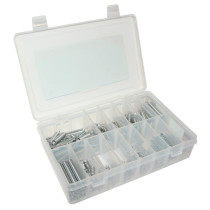 Coffret de 200 ressorts expansion / compression 11 et 9 tailles (assortiment)