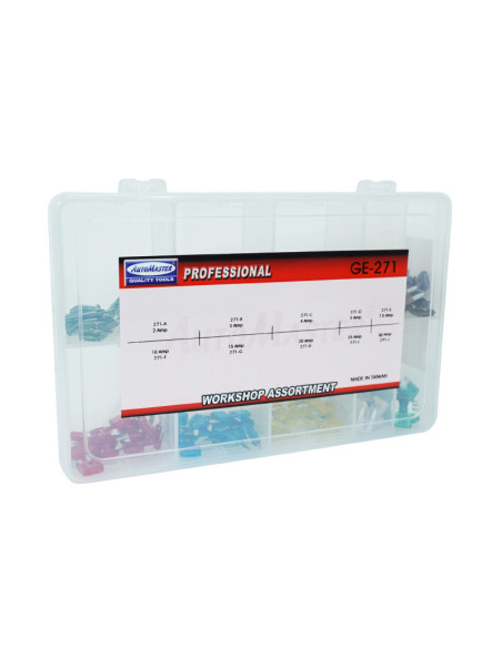 Coffret de 200 fusibles plat enfichable miniature 2 à 30A