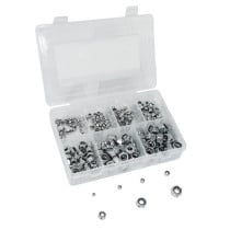 Coffret de 320 écrous frein 6 pans Nylstop M3 / M4 / M5 / M6 / M8 / M10 / M12