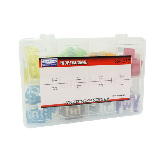Coffret de 56 fusibles plat enfichable 32v mega 20 à 100A