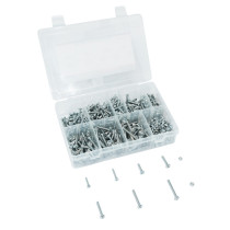 Coffret de 700 vis à metaux + écrou (assortiment)