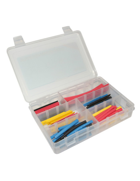 Coffret de 74 gaines thermoretractable diam de 5,4 à 13,5 mm (assortiment)