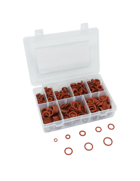 Coffret de 800 joints fibre 8 tailles 6 à 20mm (assortiment)