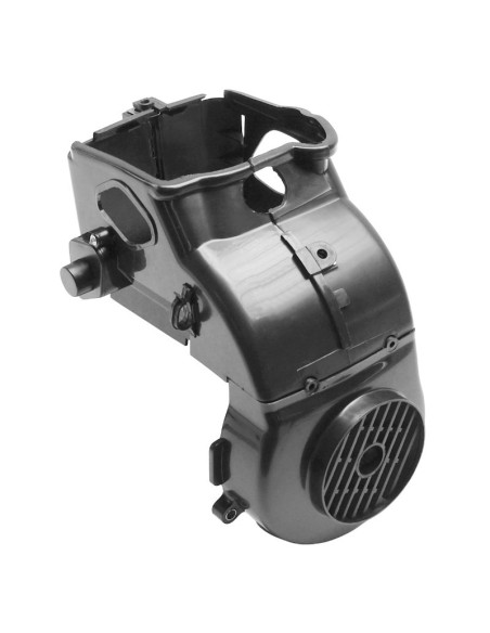 Coiffe cache cylindre 4T 50cc Chinois GY6 / 139QMB / Peugeot 50 Kisbee / V-Clic / Sym 50 Orbit / Baotian 50 BT49QT (avec volute)