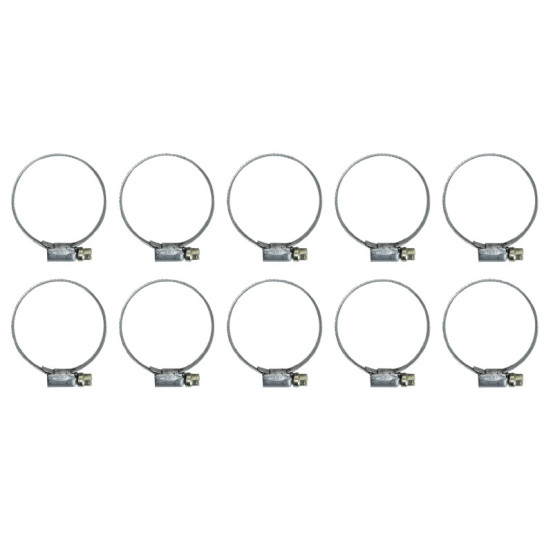 Colliers de serrage metal à cremaillere 32 à 50mm / largeur 9mm (sachet de 10 pieces)