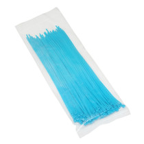 Colliers de serrage nylon type rilsan 2,5x200mm bleu fluo (vendu par 100)