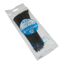 Colliers de serrage nylon type rilsan 2,5x200mm Noir (vendu par 100)