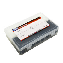 Colliers de serrage nylon type rilsan 4,8x200mm Noir et transparent (boite de 200) 2