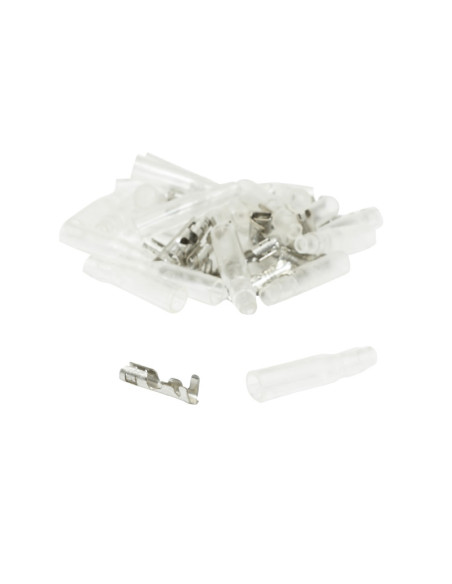 Cosses électriques avec isolant cylindrique femelle 3 / 5 (sachet de 25 pieces)