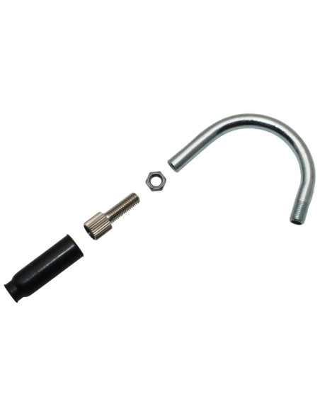 Coude de carburateur 180° (pour carburateurs type Dell'Orto)