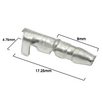 Cosses électriques avec isolant cylindrique male 3 / 5 (sachet de 25 pieces) 2