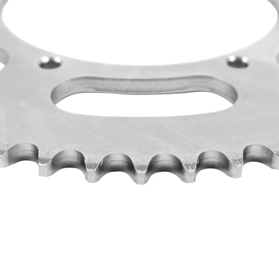 Couronne Derbi 50 GPR Nude 2004-2012 / GPR Racing après 2004+ / Senda DRD après 2007 53 dents acier (diam 108-123-6,5)