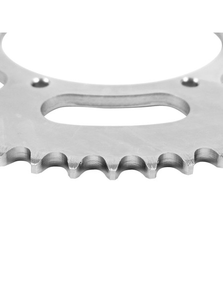 Couronne Derbi 50 GPR Nude 2004-2012 / GPR Racing après 2004+ / Senda DRD après 2007 53 dents acier (diam 108-123-6,5)