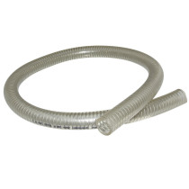 Durites de radiateur diam 19x26 mm Minarelli 50 AM6-Derbi 50 Senda / Peugeot 50 Speedfight transparent renforcé (1m)