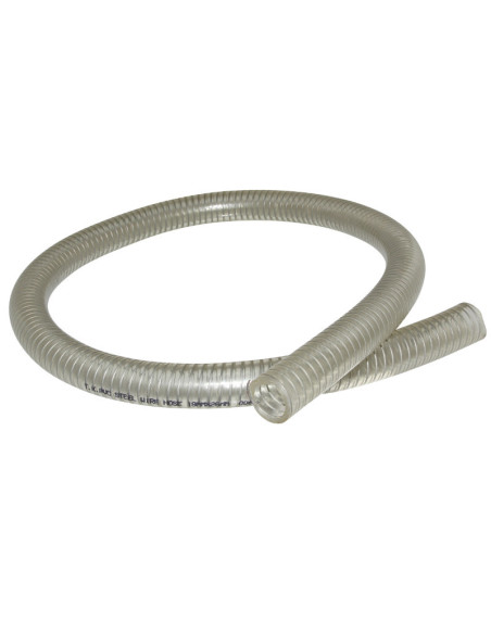 Durites de radiateur diam 19x26 mm Minarelli 50 AM6-Derbi 50 Senda / Peugeot 50 Speedfight transparent renforcé (1m)