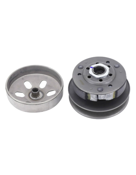 Embrayage Peugeot 50 Speedfight 3 / 4 4T / Tweet 4T / Vivacity 3 4T / Sym 50 Orbit II 4T (diam 112 mm avec poulie / cloche)