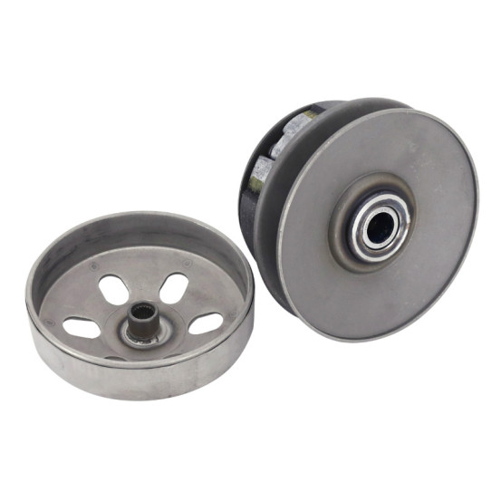Embrayage Peugeot 50 Speedfight 3 / 4 4T / Tweet 4T / Vivacity 3 4T / Sym 50 Orbit II 4T (diam 112 mm avec poulie / cloche)