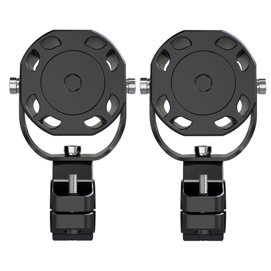 Feux additionnels universel ecobene kd168 LED orientable 12V 50w alu CNC Noir (telecommande sans fil incluse)