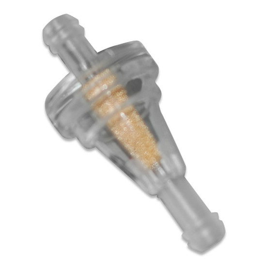 Filtre à essence conique plastique transparent 6,5 mm