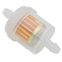 Filtre à essence cylindrique papier diam 6,5 mm