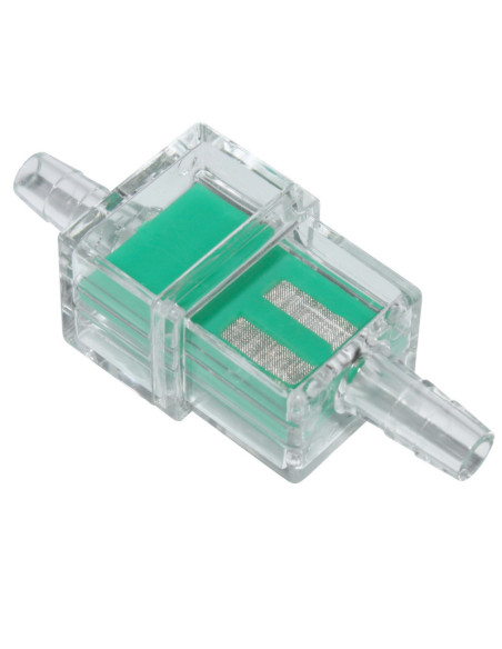 Filtre à essence rectangulaire transparent 7 mm