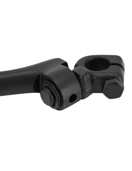 Kick moto acier noir Dirt Bike / Pit Bike 50 / 70 / 90 / 110 / 125 / 150 cc (diam 15 mm)