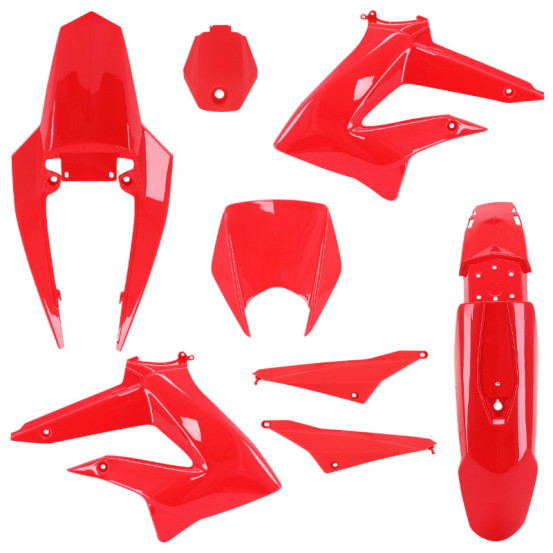 Kit carénages Derbi 50 Senda DRD après 2011 rouge brillant