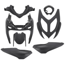 Kit carénages scooter MBK 50 Nitro / Yamaha 50 Aerox après 2013 Noir mat 2