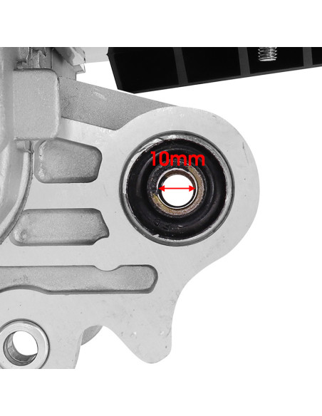 Moteur 50 Chinois 4T GY6 / 139QMB 10 pouces / Peugeot 50 V-Clic 4T / Baotian 50 BT49QT 4T / rex 50 RS 450 (longueur 400mm)