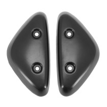 Pads de carénages scooter MBK 50 Stunt / Yamaha 50 Slider arrière Noir teinté masse