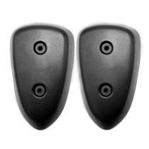 Pads de carénages scooter MBK 50 Stunt / Yamaha 50 Slider avant Noir teinte masse