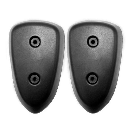 Pads de carénages scooter MBK 50 Stunt / Yamaha 50 Slider avant Noir teinte masse