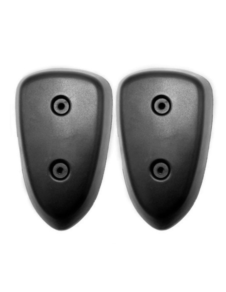 Pads de carénages scooter MBK 50 Stunt / Yamaha 50 Slider avant Noir teinte masse