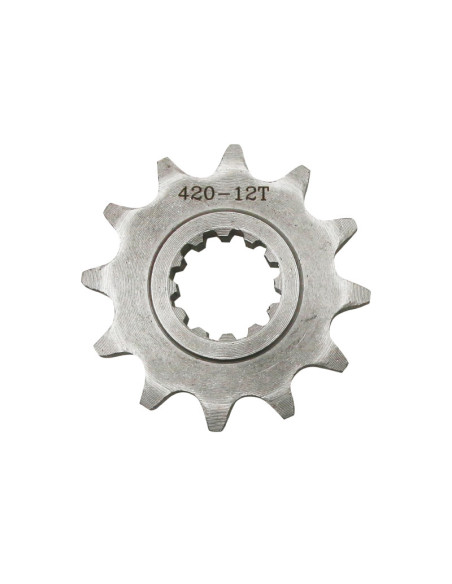 Pignon Minarelli 50 AM6 pas 420 12 dents MBK 50 X-Power / Yamaha 50 TZR / Peugeot 50 XPS / Rieju 50 SMX