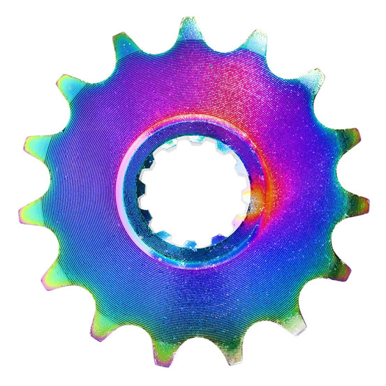 Pignon Minarelli 50 AM6 pas 420 15 dents Rieju 50 MRT / Beta 50 RR / Sherco 50 SM-R / SE-R Néochrome