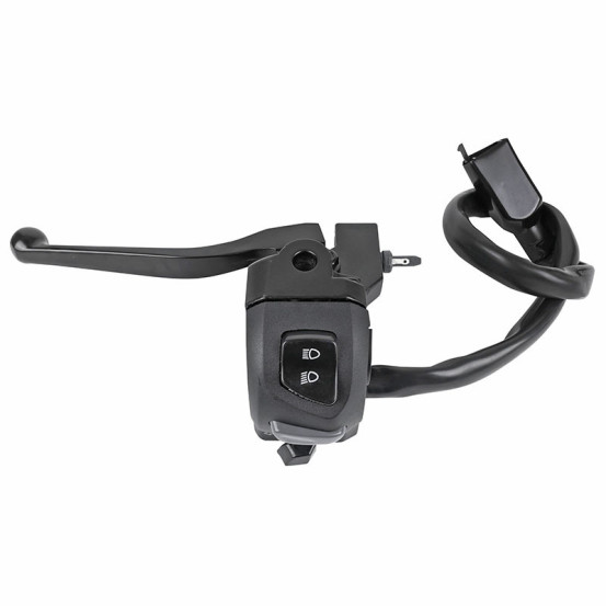 Poignée de frein scooter Peugeot 50 Kisbee / Speedfight 3 / Vivacity 3 gauche (avec commodo-commutateur)