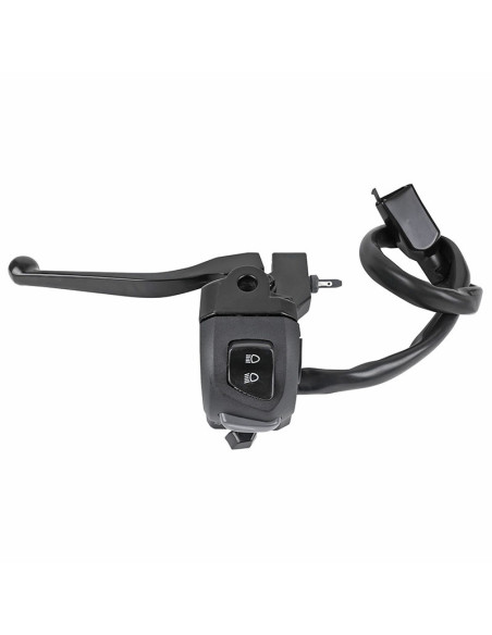 Poignée de frein scooter Peugeot 50 Kisbee / Speedfight 3 / Vivacity 3 gauche (avec commodo-commutateur)