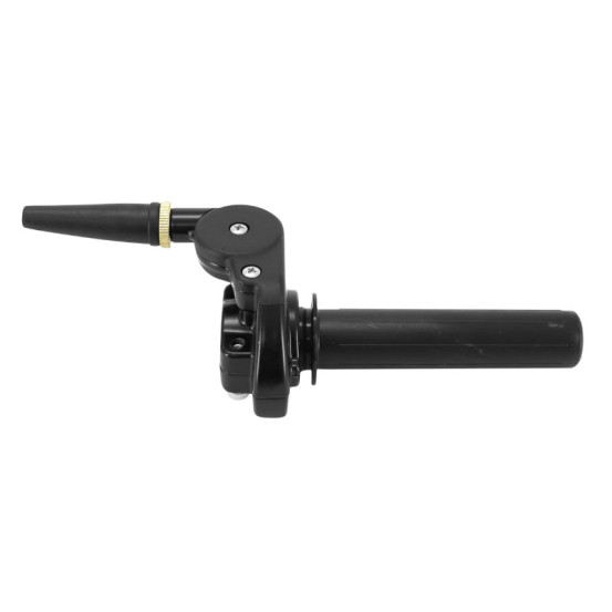 Poignée de gaz moto off road type domino 2203 2T tirage rapide alu Noir (monocâble)