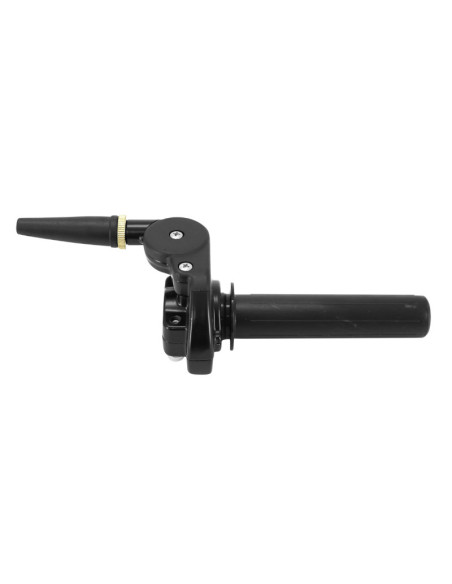 Poignée de gaz moto off road type domino 2203 2T tirage rapide alu Noir (monocâble)