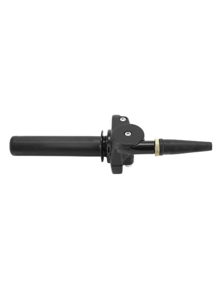 Poignée de gaz moto off road type domino 2203 2T tirage rapide alu Noir (monocâble)