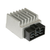 Régulateur de tension Derbi 50 Senda / GPR / Gilera 50 RCR / SMT / Aprilia 50 RS / RX / SX (connecteur Noir / 6 fiches)