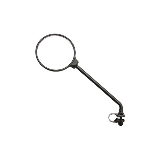 Rétroviseur universel cyclo rond à collier Noir